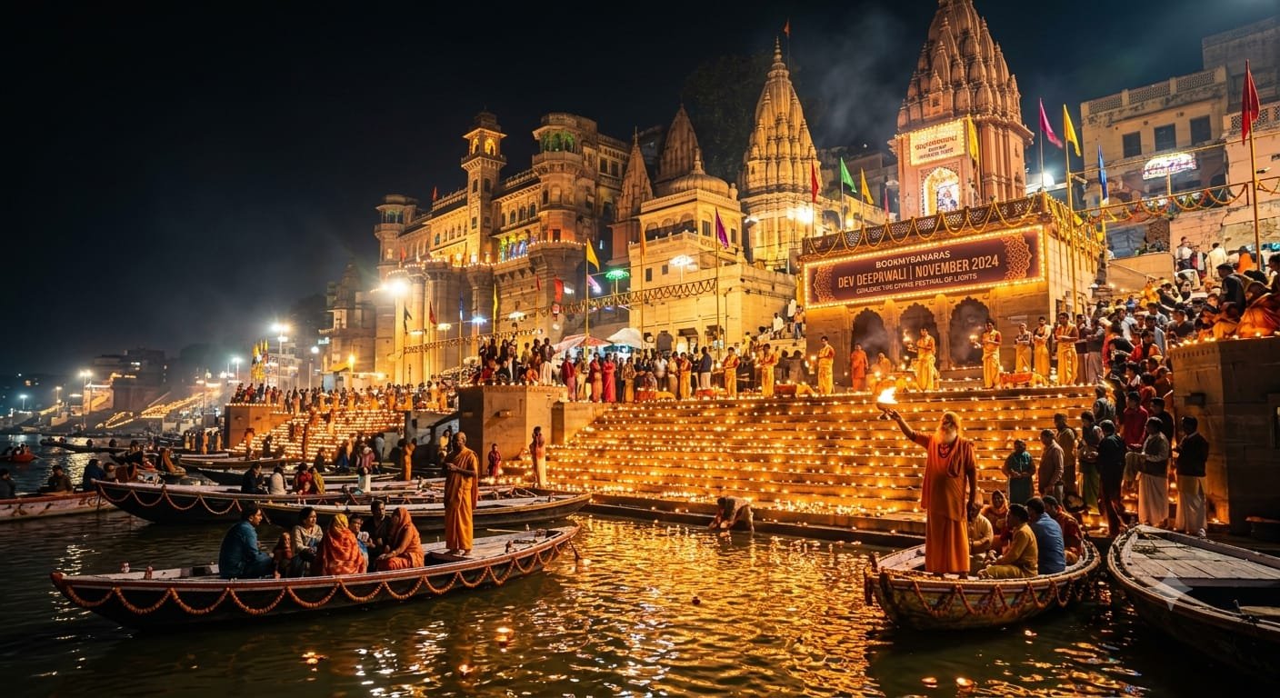 Dev Deepawali 2026: VIP Boat Ride & Ganga Aarti Tour Package